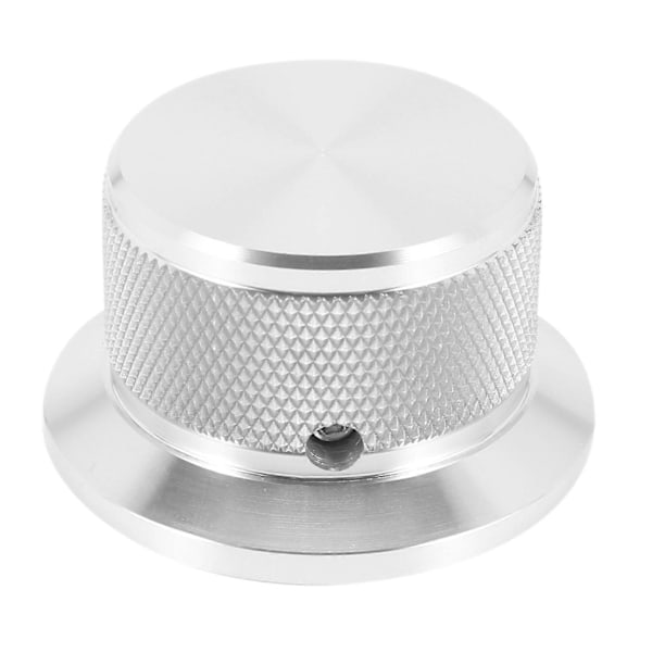 Hifi Forstærker Ser Lydstyrkeknap 44x25mm Forstærker Potentiometer Knap Sølv
