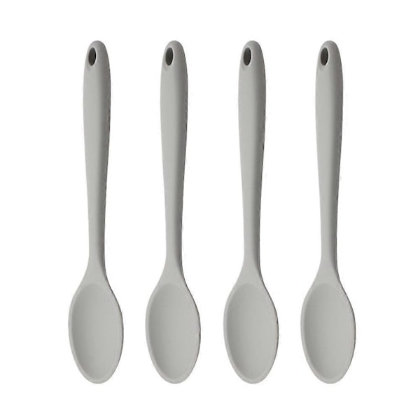4 stk. Køkken Silikone Skeer Mad Skeer Suppe Skeer Non-stick Blandeskeer
