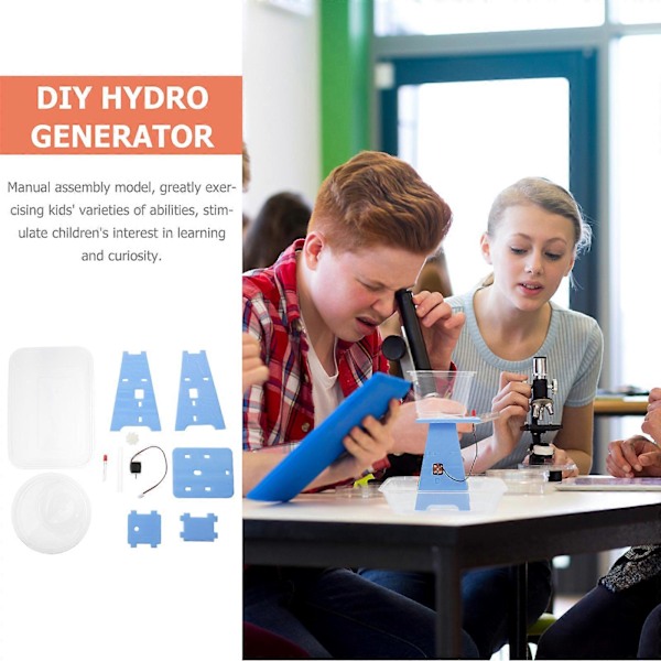 1 Setti DIY Vesivoimageneraattori Koulutus Tiede Lelut Tieteellinen Kokeilu Lelu Satunnainen Väri