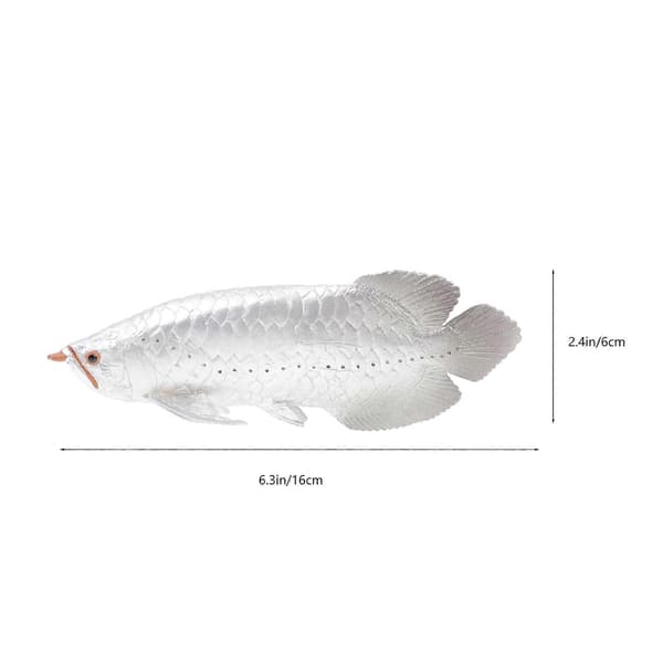 Simulerad Fiskmodell Konstgjord Solid Fiskleksak Drakfiskform Ornament Barnleksak