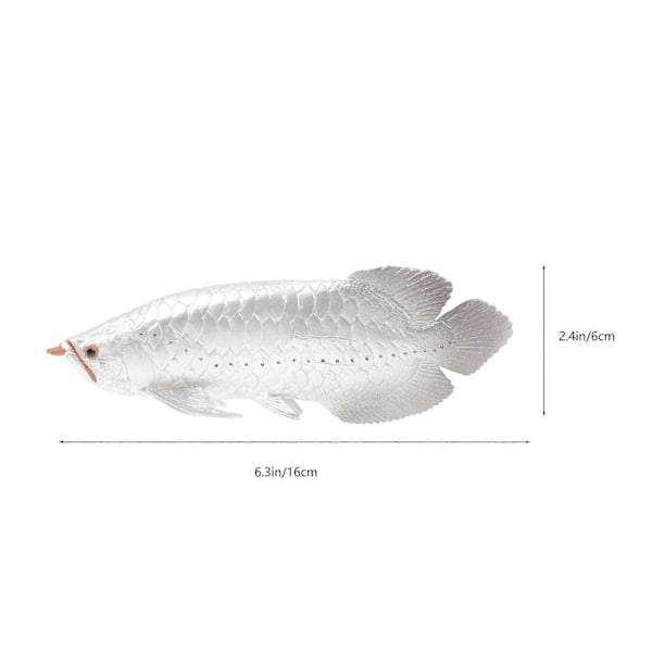 Simuleret Fiskemodel Kunstig Solid Fisk Legetøj Dragefisk Form Ornament Børnelegetøj