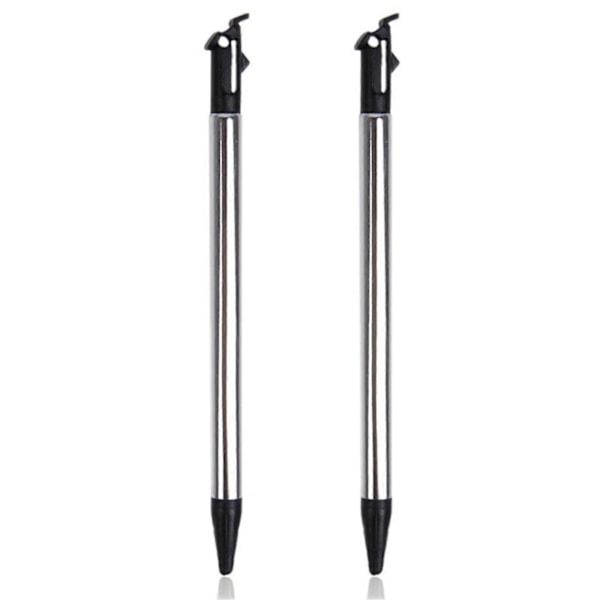 2x Pen Tapping Skærm Metal Teleskopisk Pen Stylus Pen Til New 3ds Ll / Xl