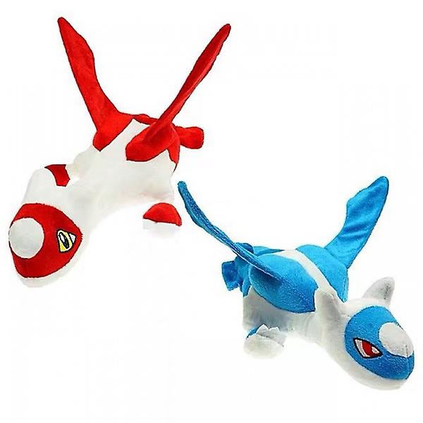 Latias Latios Plyschdocka Plyschleksak Flygande Alv Present till Barn Blue