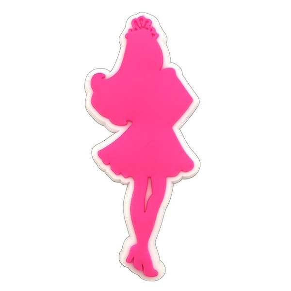 1 stk. Barbie Dukke Serie Croc Charms Designer Til Pige Sko Charms Croc Tilbehør Til Klassisk Træsko Børne Gave Hot Sale LAN28-08