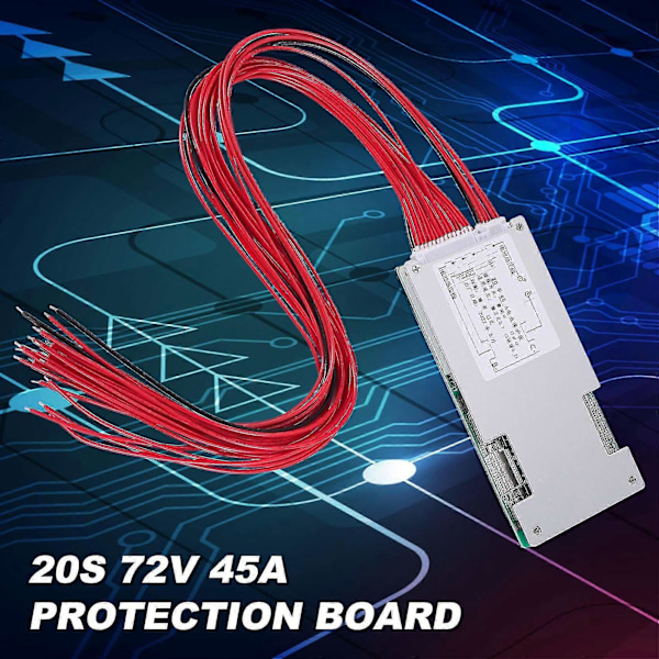 Bms 20s 72v 45a 18650 Piirilevy Pcb Bar Charr Pankkilataus S