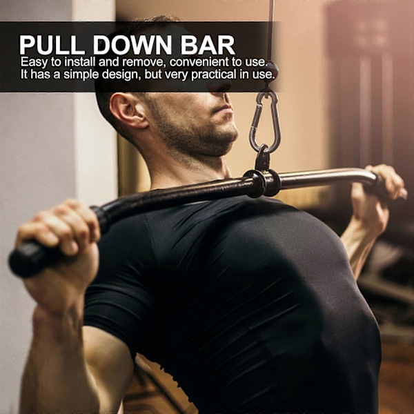 1 Set Pull Down Bar Fitness Pulldown Bar Selkälihasten Harjoitteluväline Pulldown Tanko
