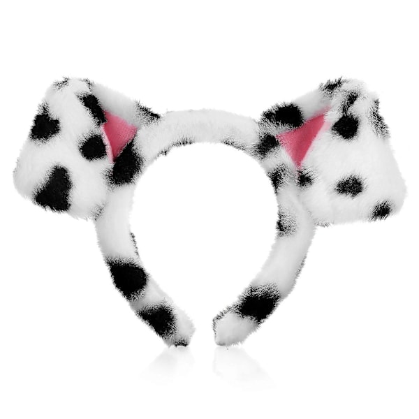 Dalmatiner Pandebånd Fuzzy Pandebånd Dyrehårbånd Ansigtsvask Pandebånd Hvalpe Pandebånd Dyre Cosplay Pandebånd Sjovt Pandebånd