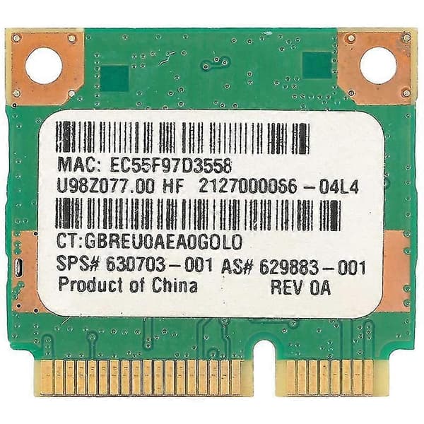 Rt5390 Halv Mini Pcie Interface 802.11b/g Trådløst Netværkskort Wifi Adapter Kun Til Computer