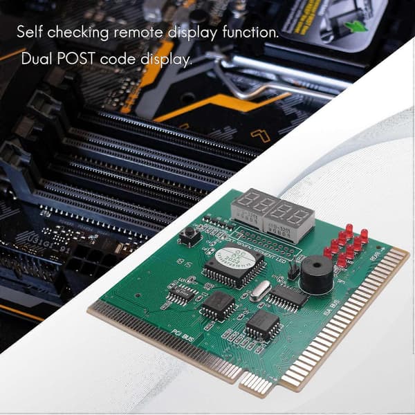 PC Hovedkort Diagnostisk Kort 4-sifret PCI/ISA POST Kode Analysator