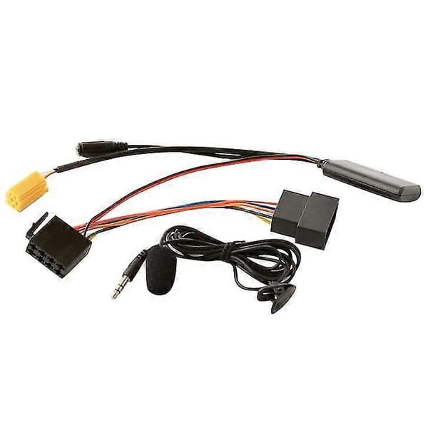 Bil Mikrofon Håndfri Radio Aux Input Adapter Stereo Bluetooth Aux Lydkabel Til