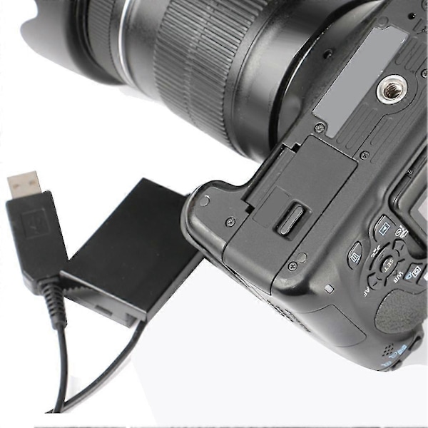 USB-kabel Ack-e8 -e8 (lp-e8 Lp E8 Dummy Batteri Dc Grip) For 550d 600d 650d 700d T2i T3i T4i X