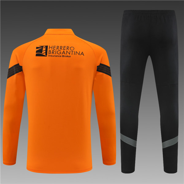 22-23 New Season Valencia Vuxen/Barn Långärmad Jersey Set orange XL