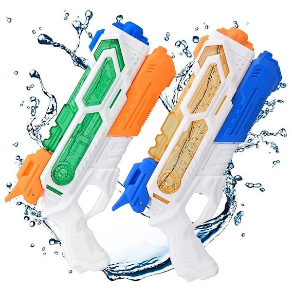 2 st Immersion Blasters för vuxna 10 m räckvidd sommarpoolleksaker