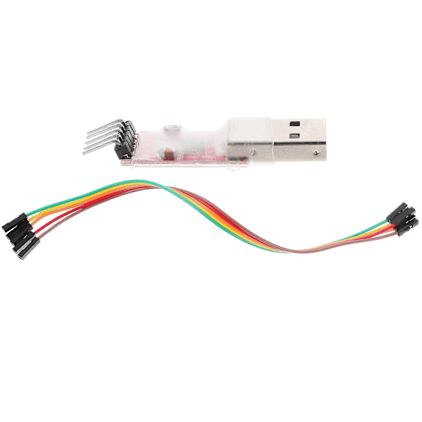 CP2102 USB 2.0 - UART TTL 6 PIN -liitinmoduuli, sarjamuunnin, satunnainen väri