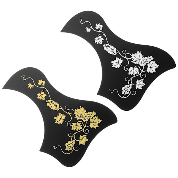 2 st Ersättnings PVC Plektrumskydd Akustisk Klassisk Gitarr Tillbehör