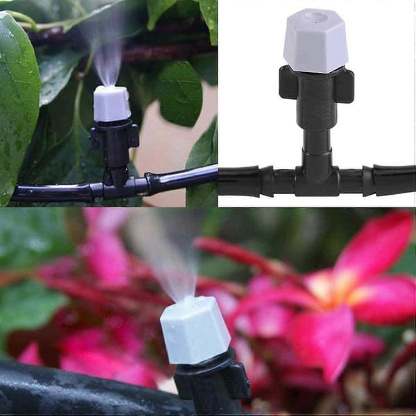 DIY Hage Patio Dusking Mini Flow Dryppvanning Med Hagevridd Tråd