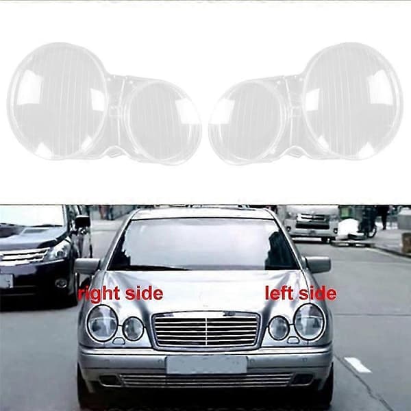 Højre forlygteglas til bil, transparent, til 1995-2001 W210 E200