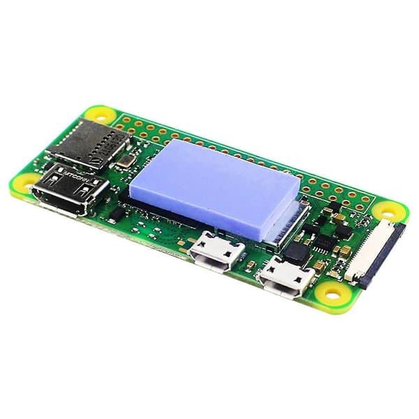 Velegnet til Raspberry Pi varmeafledning Silikone termisk pude med dobbeltsidet klæbemiddel, tykkelse