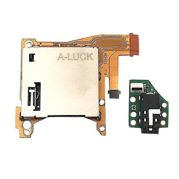 For Switch Lite Spillkortleser Med Hodetelefon Audio Jack Socket Kort Erstatning For Ns Switc