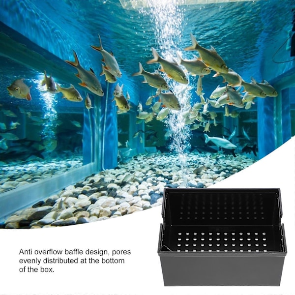Akvarium Ekstern Filter Drypp Regndråpe Øvre Boks Akvarium Vann Akryl Filter Dryppeboks Svart