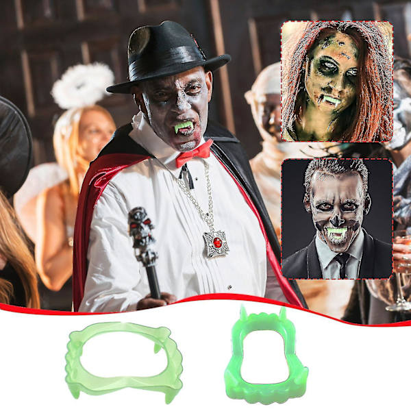 Halloween Läskiga Leksaker Skräck Självlysande Lösgommar Skrämmande Leksaker 12st