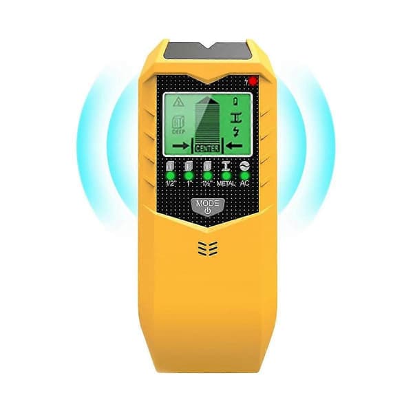 5 I 1 Elektrisk Multifunktionel Regelsøger Smart Regelsensor Med LCD-Display Til Træ AC Ledning Pi