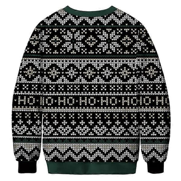 Unisex julesweatshirt til mænd kvinder pullover sweater crewneck langærmet top M