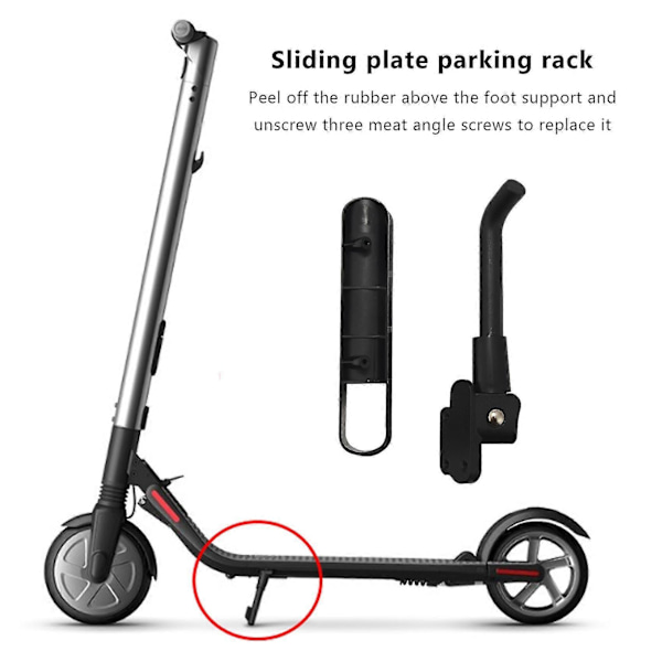 Støttefod til parkeringsstativ til Es2 elektrisk skateboard scooter dele tilbehør