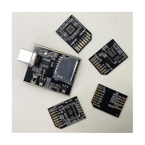 Emmc Plus Verktyg Emmc Adapter 5 I 1 För Bga 153,221,254 Platta