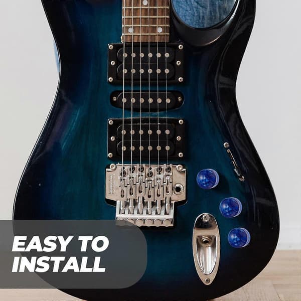 1 Sæt Elektrisk Guitar Potentiometer Kontrolknapper Plastik Drejeknapper
