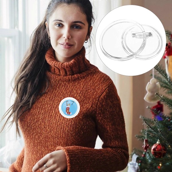 10 kpl Valokuvanapit Merkit Askarteluun DIY Napit Tyhjät Merkkinapit Kirkkaat Askartelunapit
