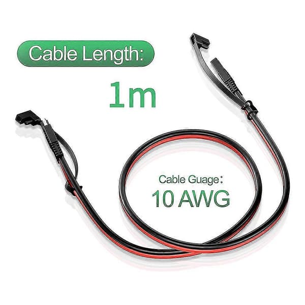 Sae Forlængerkabel 3ft 10awg Sae Til Sae Hurtig Afbryderstik Til Solpanel Batteri Motorcykel