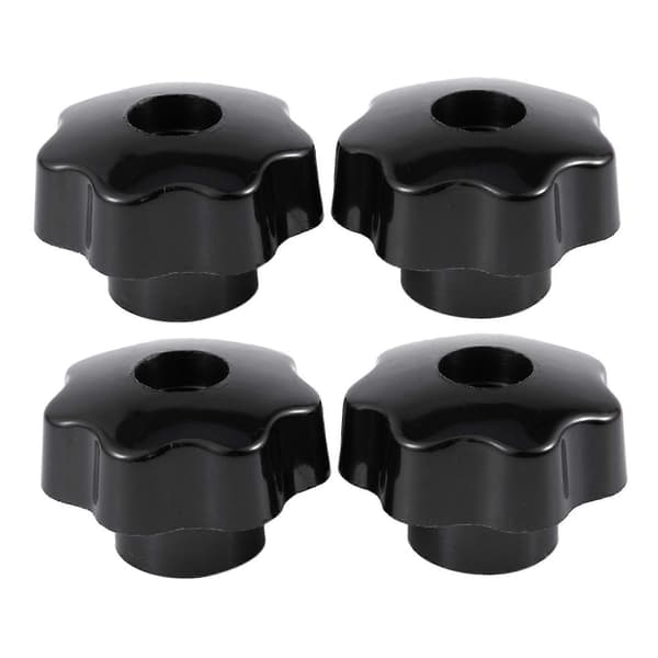 4 st M10 Honmutter med 50mm Plaststjärnformad Spännknapp