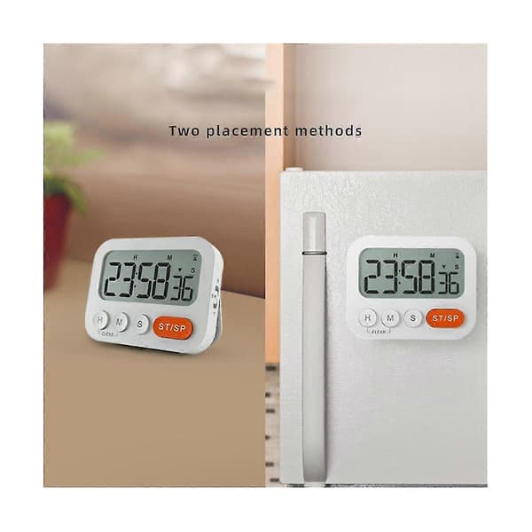 Kökstimer Magnetisk LED Digital Timer Tidspåminnare För Stoppur Dusch Studieräknare