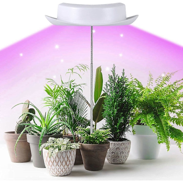 Vækstlys til indendørs planter, 3 tilstande 360 LED plantevækstlys med timer, 10 dæmpbare niveauer, Au