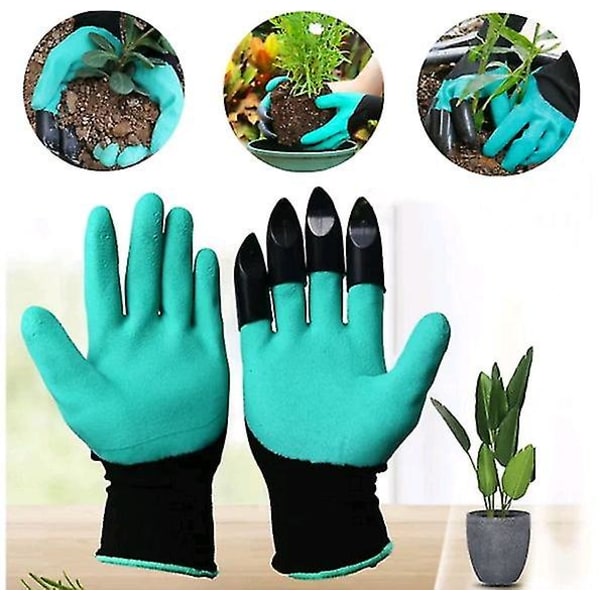 Garden Genie-handskar med klor Vattentäta