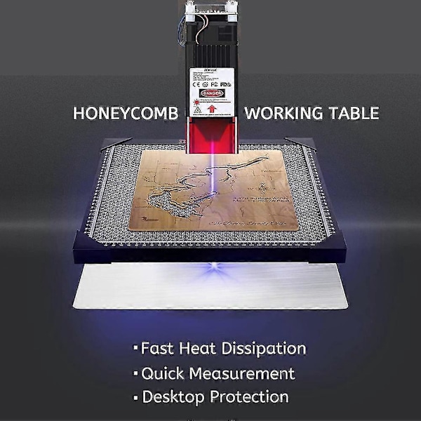 Arbetsbord, 35x35x2,2 cm Honeycomb Laser-bädd För Co2 Diod Laser-gravör Skärmaskin