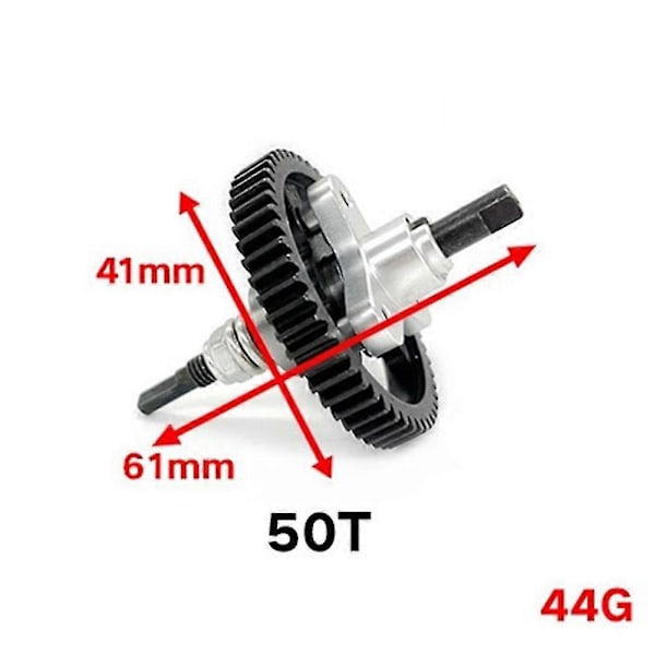 50t Komplett Slipperkoppling Eliminator För 1/10 Slash 2wd Stampede Bandit Vxl Xl5 2wd Uppgraderingsdel
