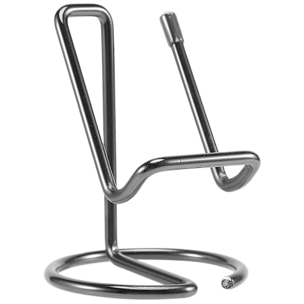 Visitkortshållare för skrivbord, söt svart visitkortshållare i metall för män och kvinnor