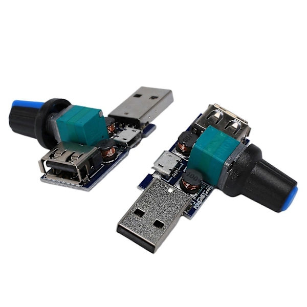 5 stk. 5v -usb Ventilator Hastighedsregulator Lydstyrke Regulator Ing Mute Funkt