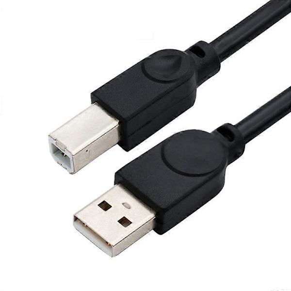 1,5 m USB 2.0 Typ A till B Fyrkantig Printer Scanner Dataöverföringskabel