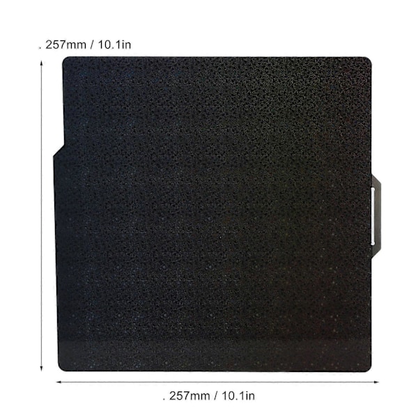 PEI-ark Fjernbar Fleksibel Fjærstål Byggeplate for P1P P1S X1C Skriver 257x257mm Gullfarget