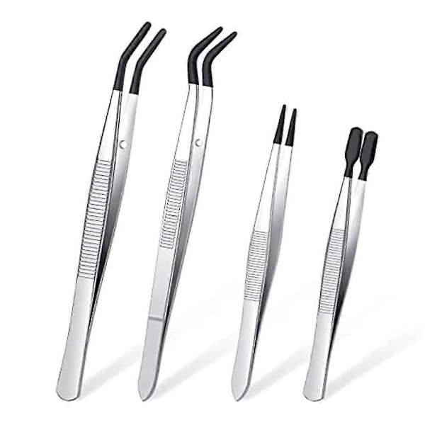 4 Delars Rs Set med Gummispetsar Rs Pvc-belagda Rs, Gummispets Rs Rub