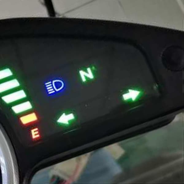 Universal Digital Motorcykel Odometer LCD Meter Speedometer Tachometer Målere Med Natlys