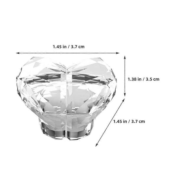 1 Par Toalett Tank Knapper Hjerteformet Spyleknapper Baderom Toalett Knapp Hjelpe Trykknapper