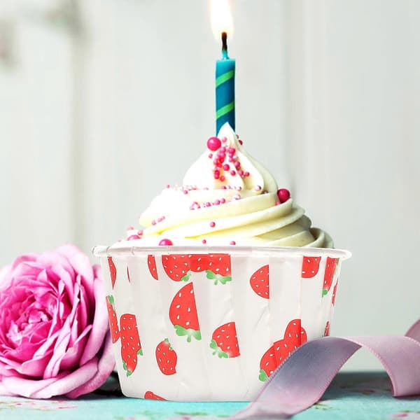 100 stk. Cupcake Bageforme Kageforme Muffin Bageforme Bage Tilbehør Papir Bageforme