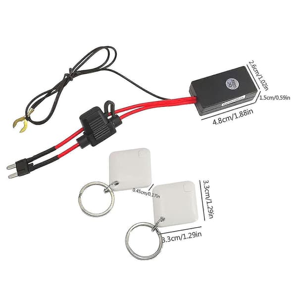 Auto Immobilizer System ABS Hållbart Fordons Stöldskydd Elektronisk Motorlås Trådlös Immobilizer För Bil