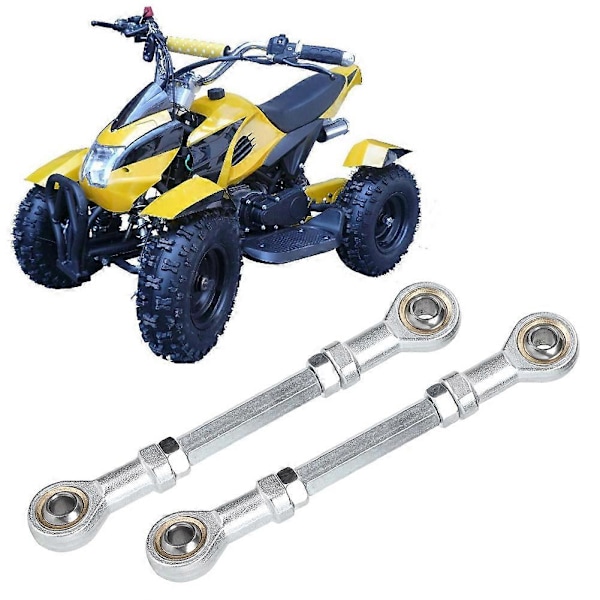 2 stk. 150 mm - 170 mm 8 mm styrekugleledssæt til 49cc elektrisk mini ATV Go Kart