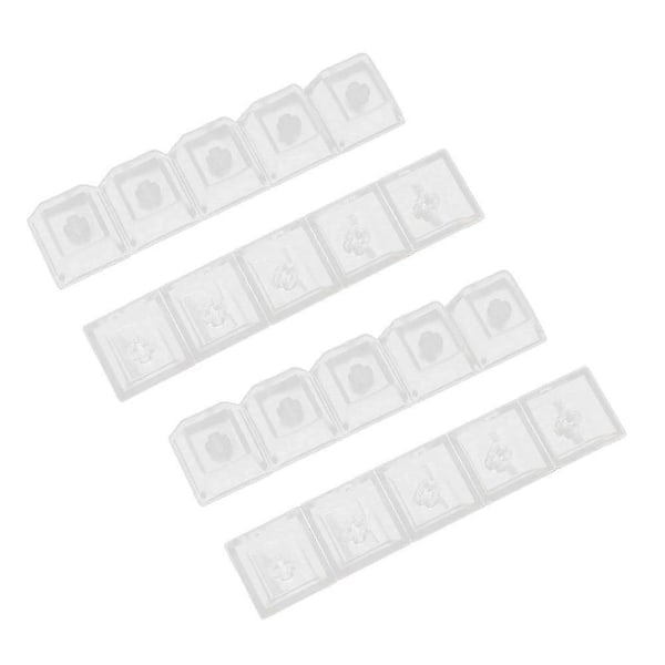 20 stk. R4 Transparent Bakgrunnsbelysning Keycap Abs Cherry Høyde Keycaps For Mx Brytere Mekanisk Gaming Ke