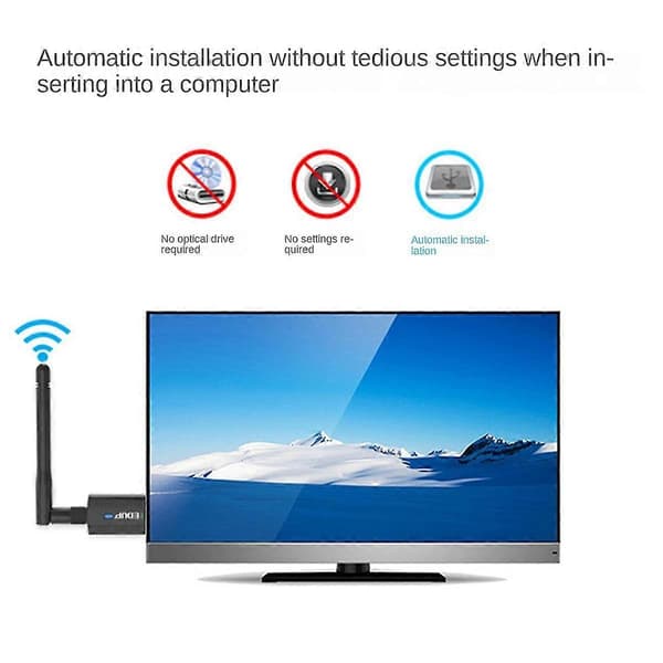 Usb Wifi Bluetooth Adapter Trådløs Wi-fi Antenne 600mbps Dual Band Gratis Driver Til Windows Os Wir
